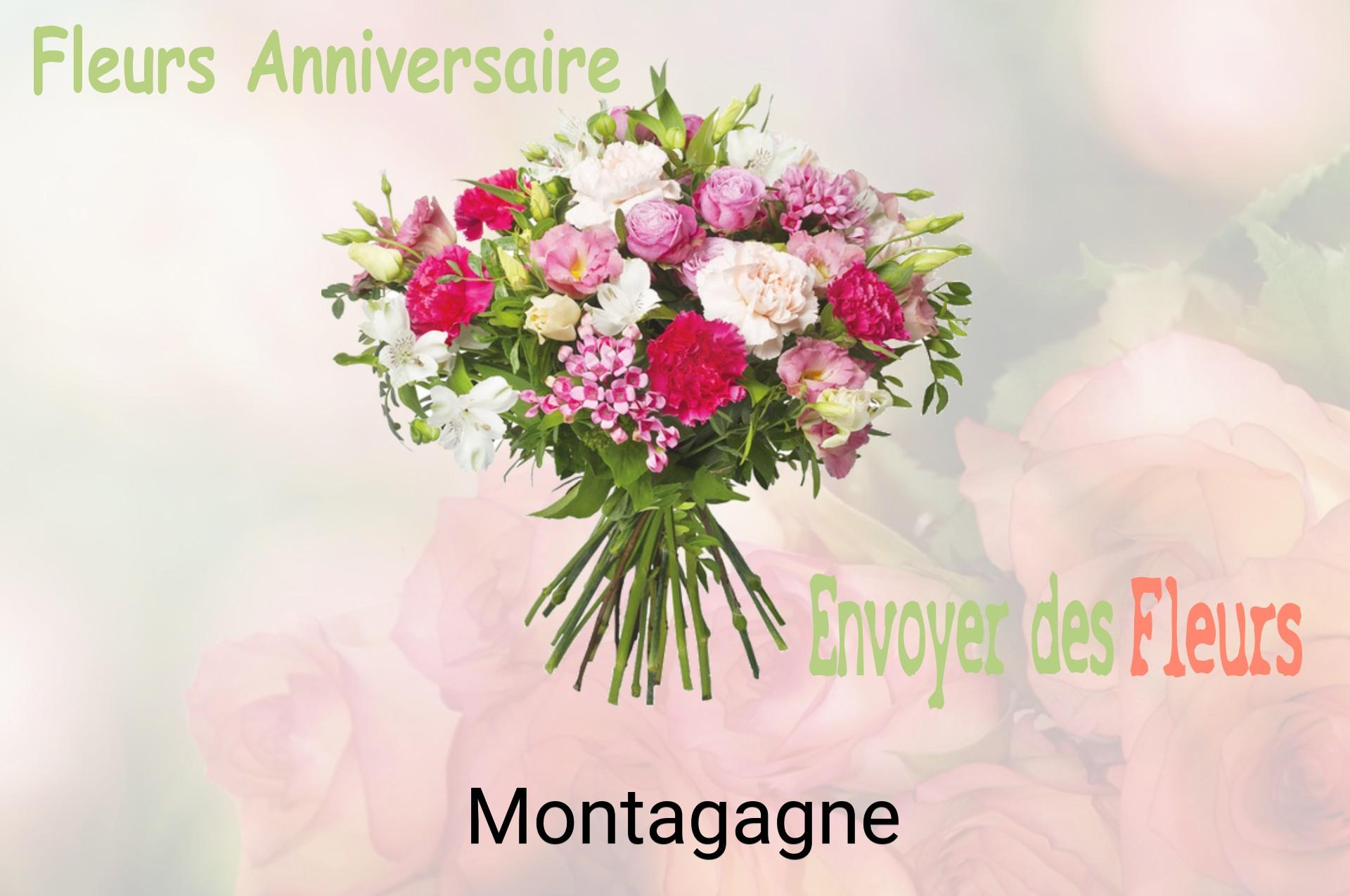 Bouquet de fleurs d’anniversaire livré à Montagagne